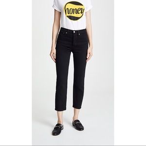Levi’s wedge straight jeans black